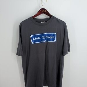 Alstyle‎ Apparel & Activewear AAA Little Ethiopia Pullover T-Shirt Dark Gray XL